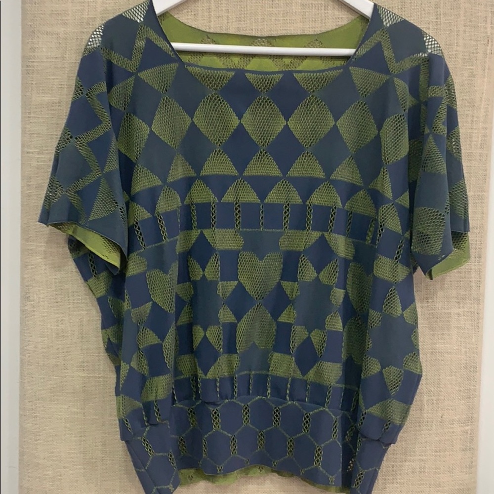 Issey miyake apoc pleats please top